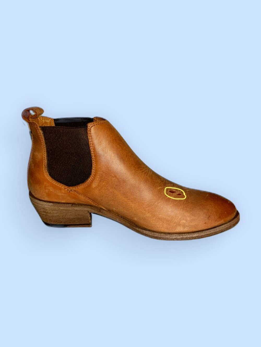 Frye Carson Ankle Bootie Cognac - Picture 4 of 8